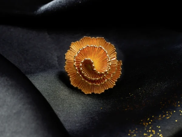 Crimson Bloom 925 Sterling Silver Ring