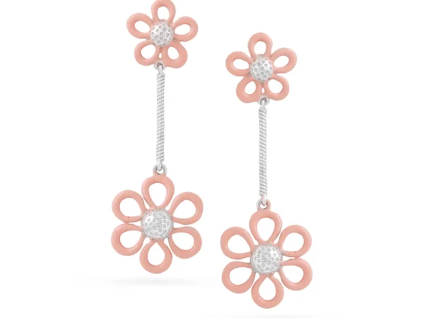 925 Silver Floral Earrings