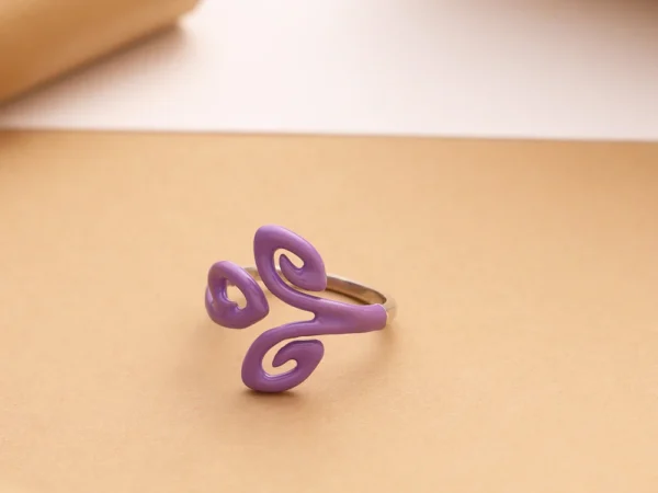 Lilac Bloom Wrap Ring