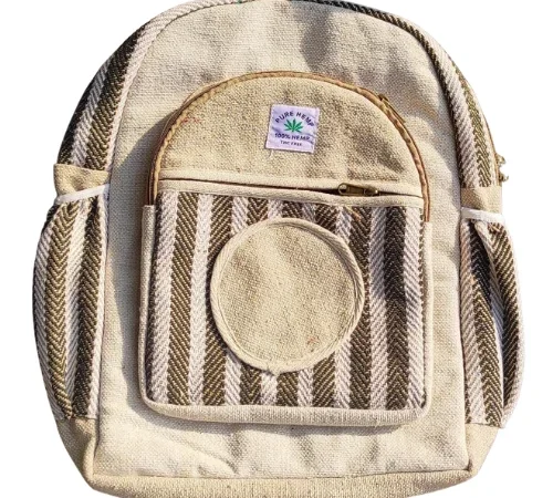Hemp Backpack bag