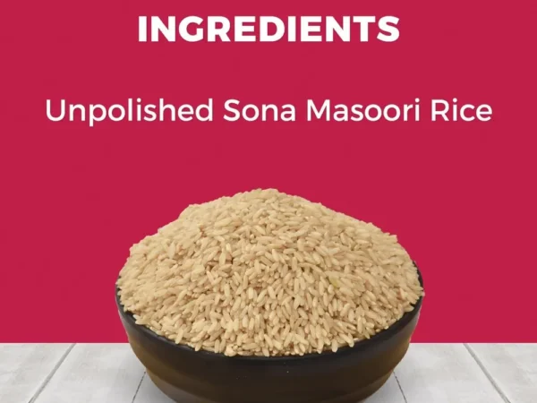 Sona Masuri Brown Rice, Packaging Size: 1 Kg
