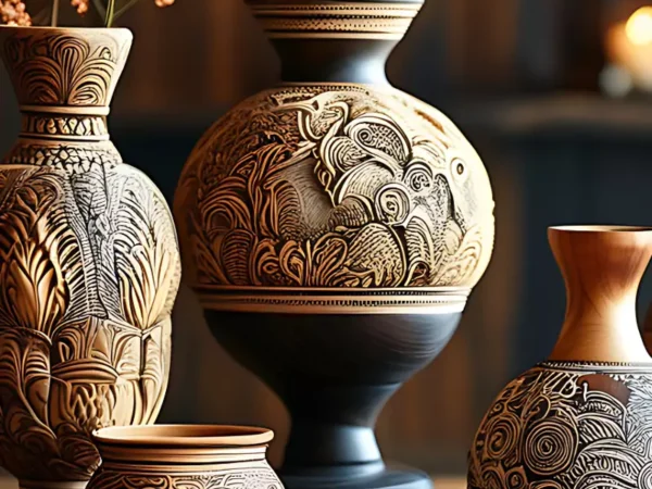 Natural Handmade Soapstone Carving Handicrafts Home Decorative Items 2024