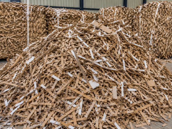Shredded Cardboard Scrap